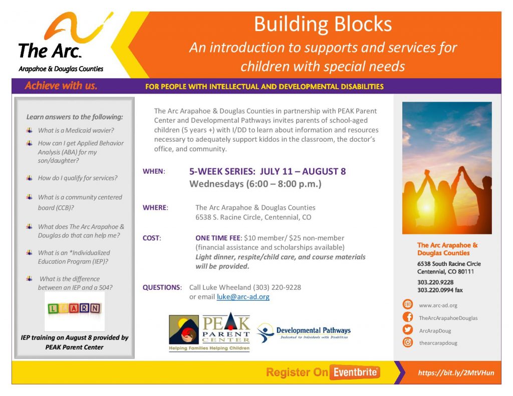 Introduction Building Blocks Building Blocks: An introduction to supports and services for children ...